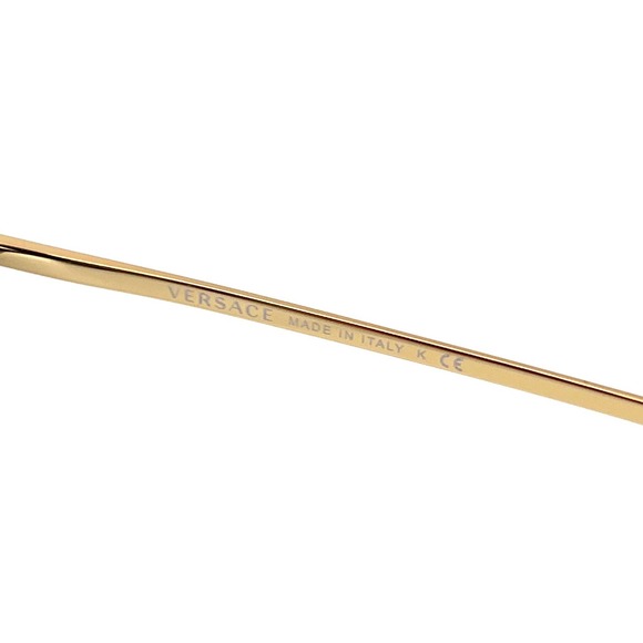 Versace Black and Gold Sunglasses - Picture 11 of 12